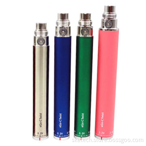 E-cigarette EGO-C twist battery, 650/900/1100mAh capacity